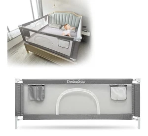 Bettgitter für Kleinkinder, 75"/188cm Baby Bettgitter Schutz, Upgrade verstellbar... Schneller Versand - Bild 1 von 8