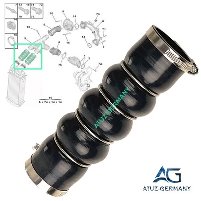Original AG® Turboschlauch für Citroën Berlingo Multispace (B9) 1.6 HDi 0382.NN - Bild 1 von 4