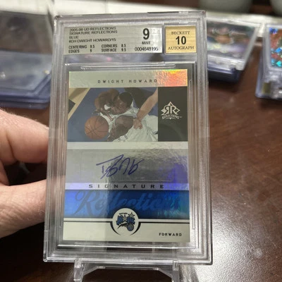 Dwight Howard 2005 UD signature reflections 11/15 BGS 9 Auto 10 - Image 1 of 3