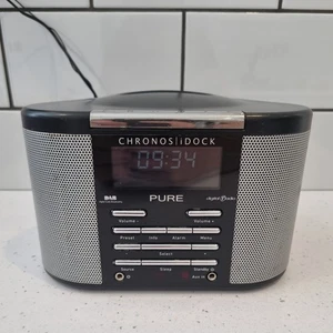 PURE Chronos iDock DAB FM Radio 30 Pin iPod Dock And Speaker - Picture 1 of 8