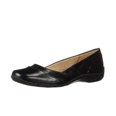 Life Stride Womens 9 M Black Snake Deja Vu Faux Leather Ballet Flats NIB SP0 - Image 1 of 4