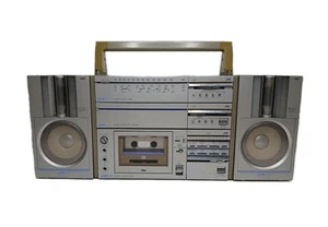 JVC PC-T5 Vintage Iconic Stereo Cassette Radio Boombox - NEEDS LITTLE WORK *READ - Bild 1 von 23