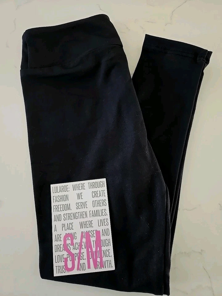 LuLaRoe Girls S/M Solid Black Leggings - NWT Original Packaging - Image 1 of 1