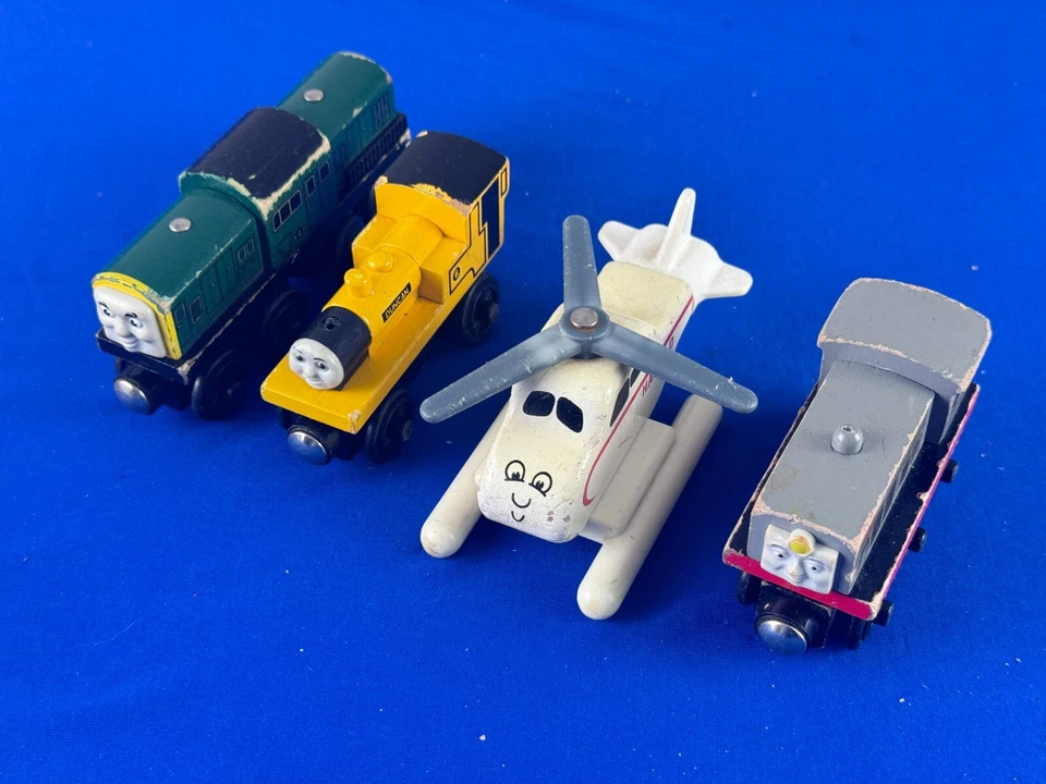 Trenes de madera Frank + Derek + Duncan + Harold Thomas RETIRADOS Foto 1 de 4