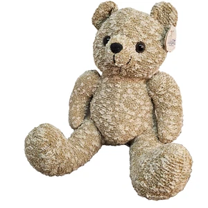 Wishpets Popcorn Bear Plush 13 Inch Tan 1997 Stuffed Animal Toy  - Picture 1 of 12