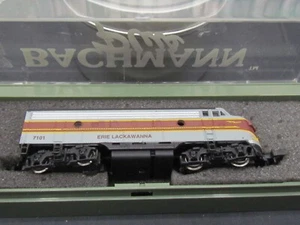 N Scale, Bachmann Plus Erie Lackawanna, EMD F7A Diesel Locomotive, #7101. - Picture 1 of 8