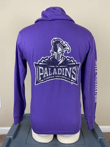 Southern Tide Furman Paladins Hooded Long Sleeve Shirt Adult Size S Cover