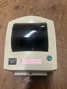 Zebra LP 2844 Direct Thermal Barcode Label Printer 2844-20300-0001 NO/AC ADAPTER - Picture 1 of 2