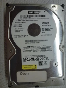 Western Digital WD RE WD1600YS 160GB SATA II 300 MBit 3,5 Zoll SMART Prot. GUT - Bild 1 von 5