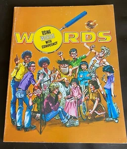 1981  Words unused workbook Using words with Competency  Level Two USA  #761-1 - Picture 1 of 7