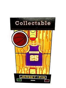Los Angeles Lakers Gail Goodrich jersey lapel pin-Classic throwback Collectable - Picture 1 of 1