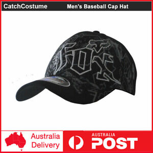 NWT Fox Men's Baseball Sport Cap/Hat S/M Size FlexFit Black #011 Xmas Gift