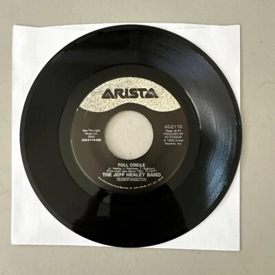 Jeff Healey Band Full Circle/How Long Can A Man Be Strong 45 7"  Tested VG+ - Image 1 of 2