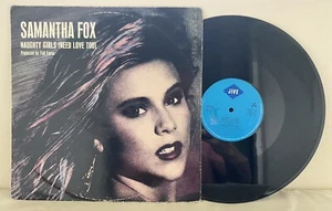 Samantha Fox - Naughty Girls (Need Love Too) - 12” Single 1987 Jive FOXY T9 - Picture 1 of 2