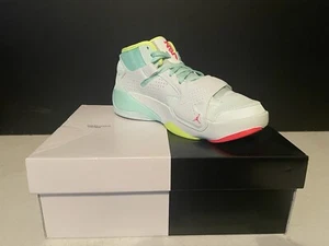 Nike Shoes Mens 6.5Y Jordan Zion 2 Basketball Sneakers DO9161-367 White Green - Picture 1 of 10
