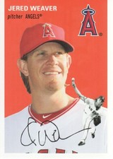 2012 Topps Archives Baseball Card #3 Jered Weaver
