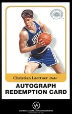 2001-02 Fleer Greats of the Game Autograph Redemption Card Christian Laettner