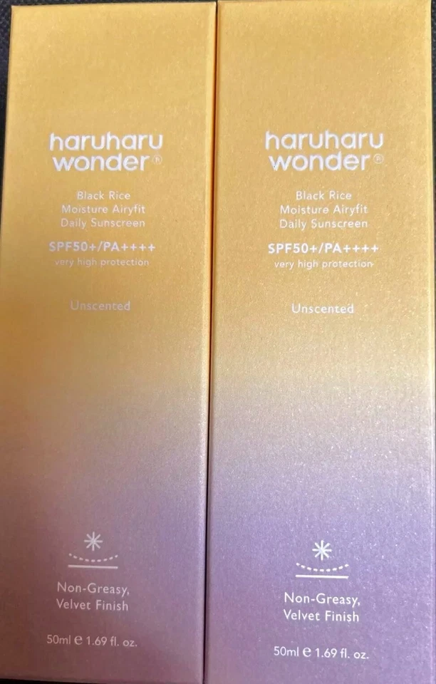 HaruHaru Wonder Black Rice Moisture Airyfit Sunscreen SPF50 PA++++ - Image 1 of 1