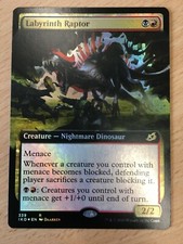 FOIL EXTENDED Labyrinth Raptor - Ikoria (Magic/MTG) Near Mint