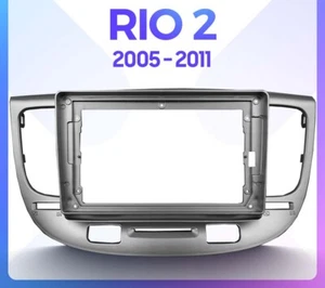 9" Car radio Fascia Frame Install Panel Trim for Kia rio Pride 2005-2010 - Foto 1 di 5