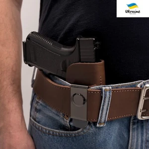 Leather IWB holster for Glock 17 19 22 23, right hand - Picture 1 of 13