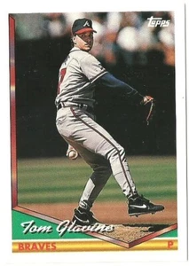 Tom Glavine Atlanta Braves #475 - Topps casi nuevo-como nuevo 1994 - Imagen 1 de 2