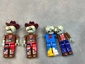 Menge 4 Pflanzen vs Zombies Mini Figuren Jazwares inkl. 2 Cowboys, Basic & Prospector - Bild 1 von 12