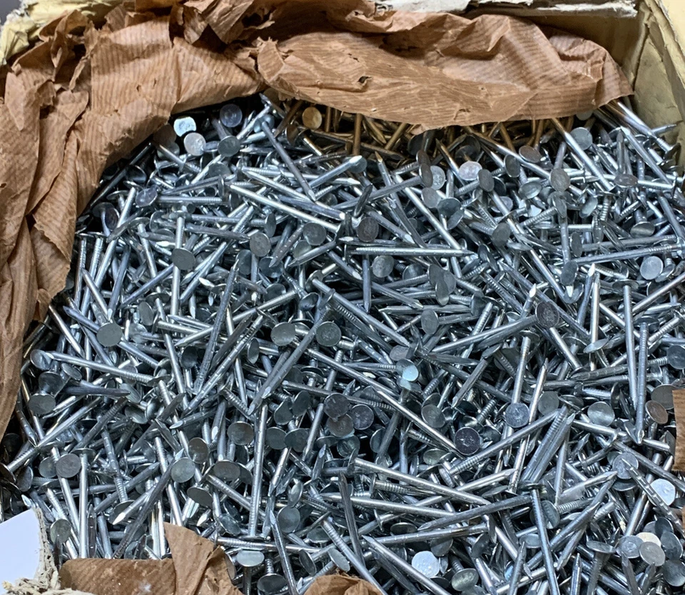Box of 50LB Fox #FR20TC 2" 11G Galvanized Roof Nail by National Nail Corp - Image 1 of 4