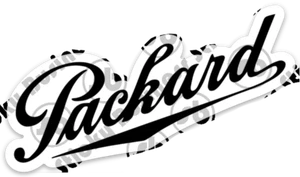 Retro Vintage Packard Auto Co. Skript Logo 4 Zoll Vinyl Aufkleber Aufkleber Buick Ford - Bild 1 von 3