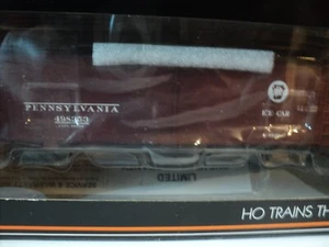 MTH HO Pennsylvania 40' Steel Sided Reefer #85-78009 #498353 Brown L/N Condition - Picture 1 of 2