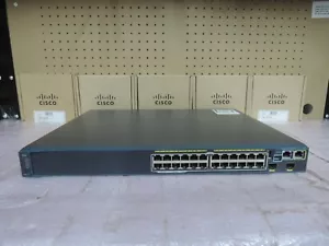 Cisco WS-C2960S-F24PS-L 2960S 24 Port POE+ Managed Ethernet Switch. 90d wrty.RL - Picture 1 of 4