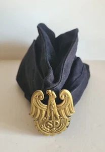 rare WW2 Poland Polish Original beret hat SP "Service to Poland"  - Picture 1 of 3