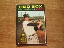 1971 TOPPS BILLY CONIGLIARO #114 BOSTON RED SOX GOLD TROPHY UPGRADE YOUR SET