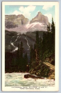 Cathedral Peak Yoho National Park British Columbia Vintage Byron Harmon Postcard - Picture 1 of 2