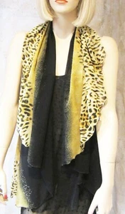 Chiffon Vest - Camel Cheetah - Picture 1 of 4
