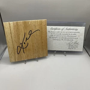 Kobe Bryant, Autographed Floor Piece Score Board Inc. COA - Picture 1 of 5