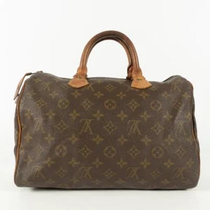 LOUIS VUITTON Monogram Speedy 30 Hand Bag M41526 LV Auth 05E033850011 - Picture 1 of 20