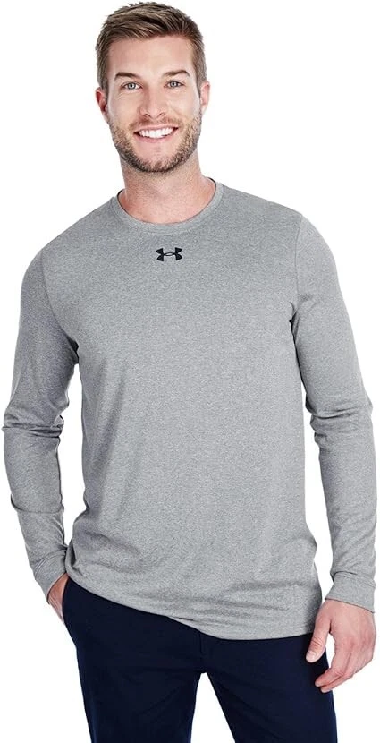 Camiseta Under Armour UA Hombre Locker 2.0 Manga Larga Gris Nueva con Etiqueta Foto 1 de 1