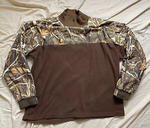 Drake Waterfowl Systems Mens XL Camo Warm Fleece Pullover/Jacket Base Layer