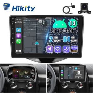 9" CarPlay Android Autoradio für Citroen C1 Peugeot 108 Toyota Aygo II GPS Navi - Bild 1 von 12
