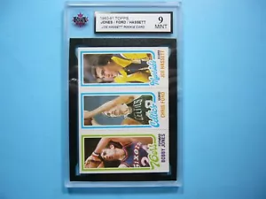 1980 1980/81 TOPPS NBA BASKETBALL CARD #37 66 183 JOE HASSETT RC KSA 9 MINT GL - Picture 1 of 3