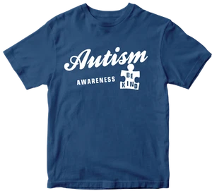 AUTISM Awareness Be Kind T-shirt Raise Together Autistic Kids Birthday Gifts - Picture 1 of 14