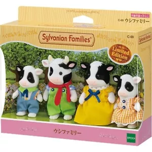Sylvanian Families C-69 Cow Family Set Calico Critters Japón - Imagen 1 de 7