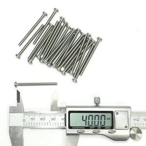 (PKG of 25) M3 x 40mm Machine Screw, Phillips Pan Head, A2 Stainless M3x40 - Picture 1 of 2