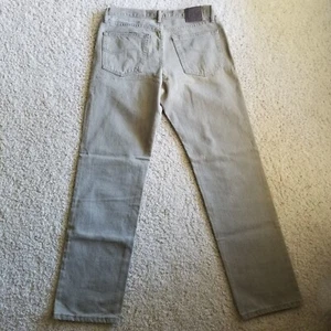 Lee Regular Fit Straight Leg Jeans - Men's Size 32x32 Beige Denim 100% Cotton - Picture 1 of 14