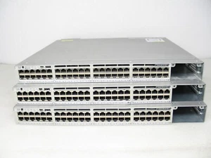 Cisco WS-C3850-48U-S 48-Port Gigabit UPoE Switch w/ 1100W AC Power *port tested* - Picture 1 of 6