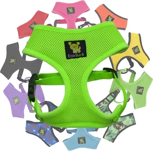 Dog Harness - Eco-Friendly Max Comfort Harnesses - Luxurious Soft Mesh Halter - - Picture 1 of 12