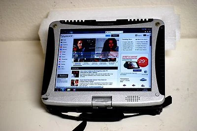 Tableta Panasonic Toughbook CF19 Windows 7 Pro WiFi Resistente Tuff Book Lab Top  Foto 1 de 4
