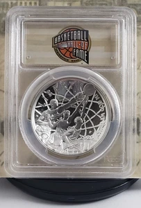 Salón de la Fama del Baloncesto 2020-P - Prueba de Plata - PCGS PR70DCAM FDOI - ¡Bonito! 9470 - Imagen 1 de 6