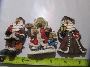 Santa Claus Magnets 3 Count - Picture 1 of 3